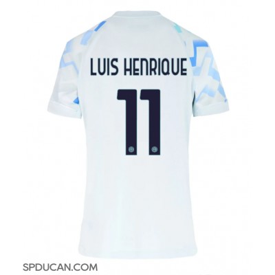 Zenski Nogometni Dres Inter Milan Luis Henrique #11 Gostujuci 2025-26 Kratak Rukav Zenski Nogometni Dres Inter Milan Luis Henrique #11 Gostujuci 2025-26 Kratak Rukav